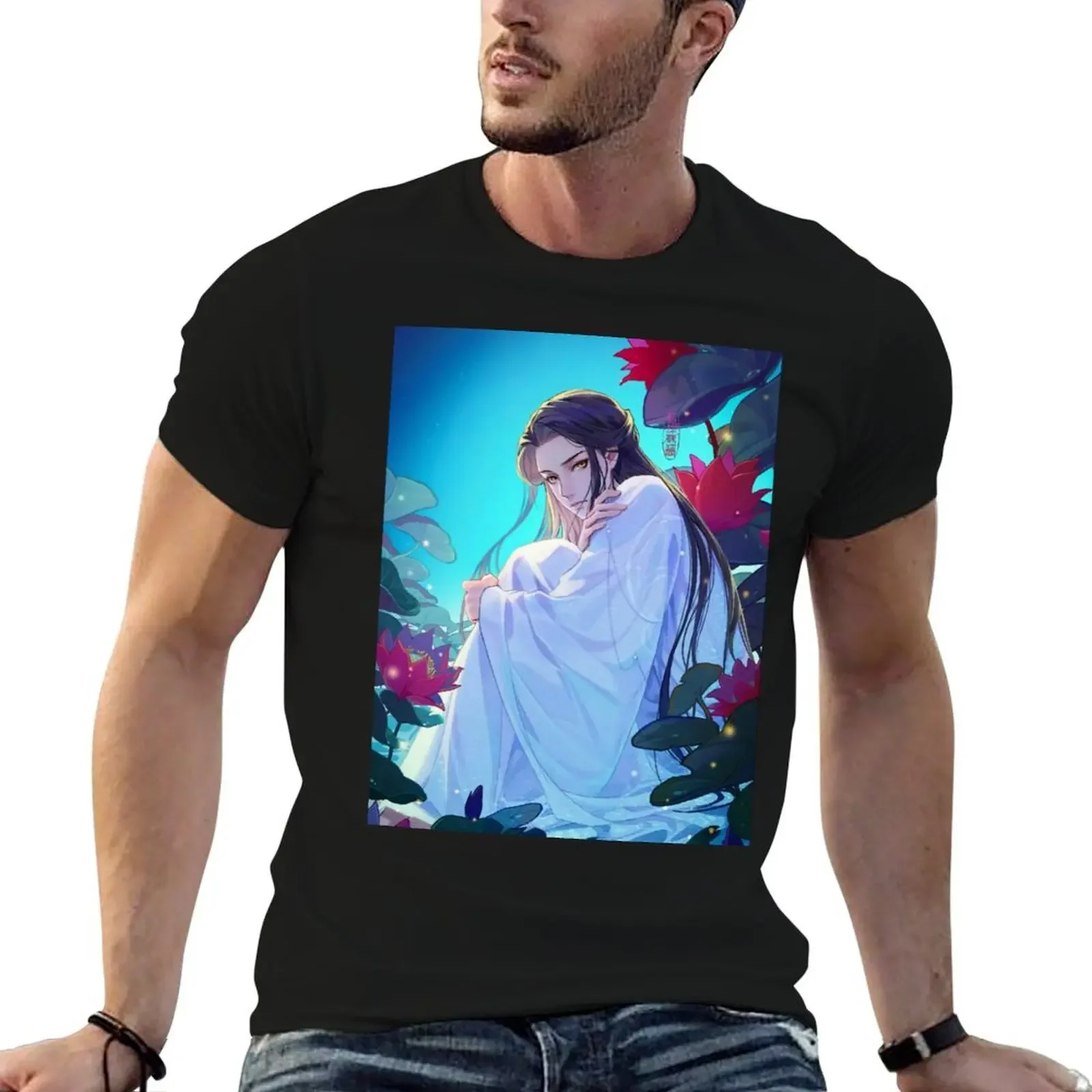 TGCF Hualian Xie Lian 10 T-Shirt customs design your own anime tshirt graphic shirts Aesthetic clothing men graphic t shirts