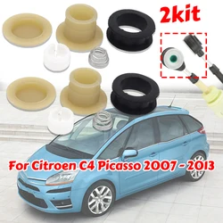 2pc 수동 기어 박스 시프트 케이블 링키지 컨트롤 시프터 레버 Citroen C4 Grand C4 Picasso 2007- 2012 2013 용로드 부싱 연결