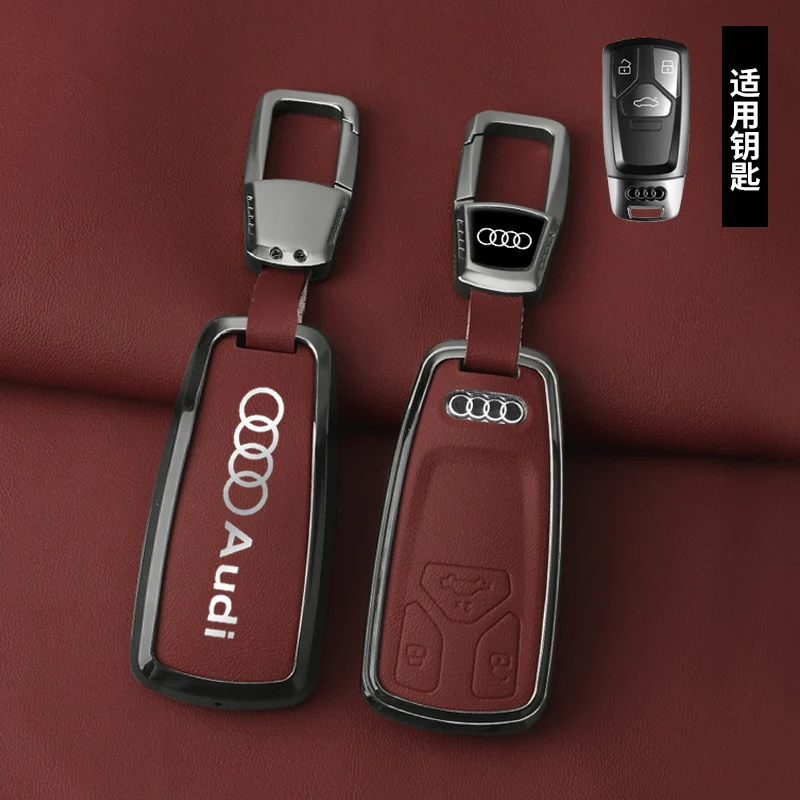 

Чехол для автомобильного дистанционного ключа для Audi A1 A3 8V A4 B8 B9 A5 A6 C7 A7 A8 Q3 Q5 Q7 S4 S6 S7 S8 R8 TT Держатель Аксессуары