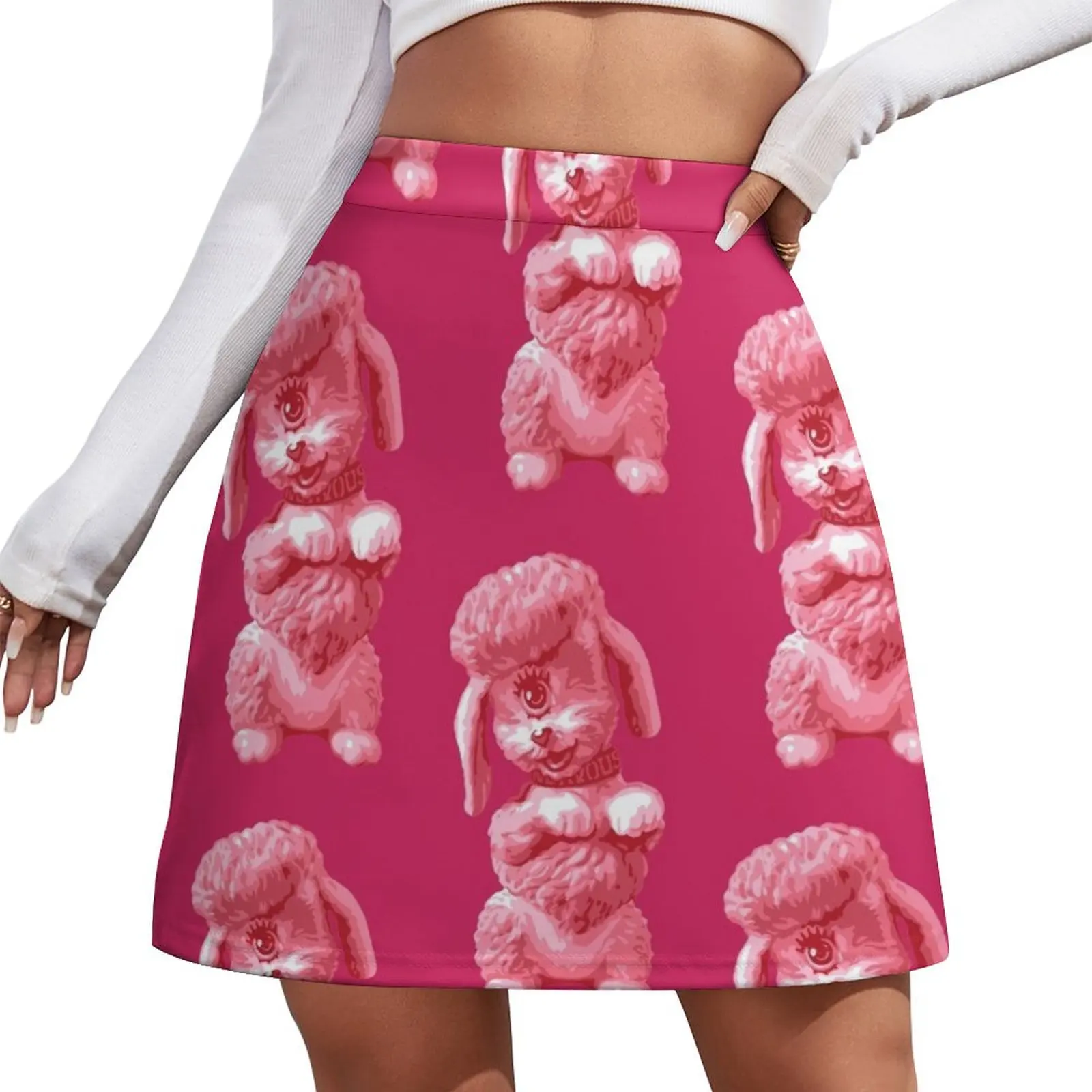 

Retro Toy poodle Mini Skirt Female skirt skirt clothes for women shorts Mini