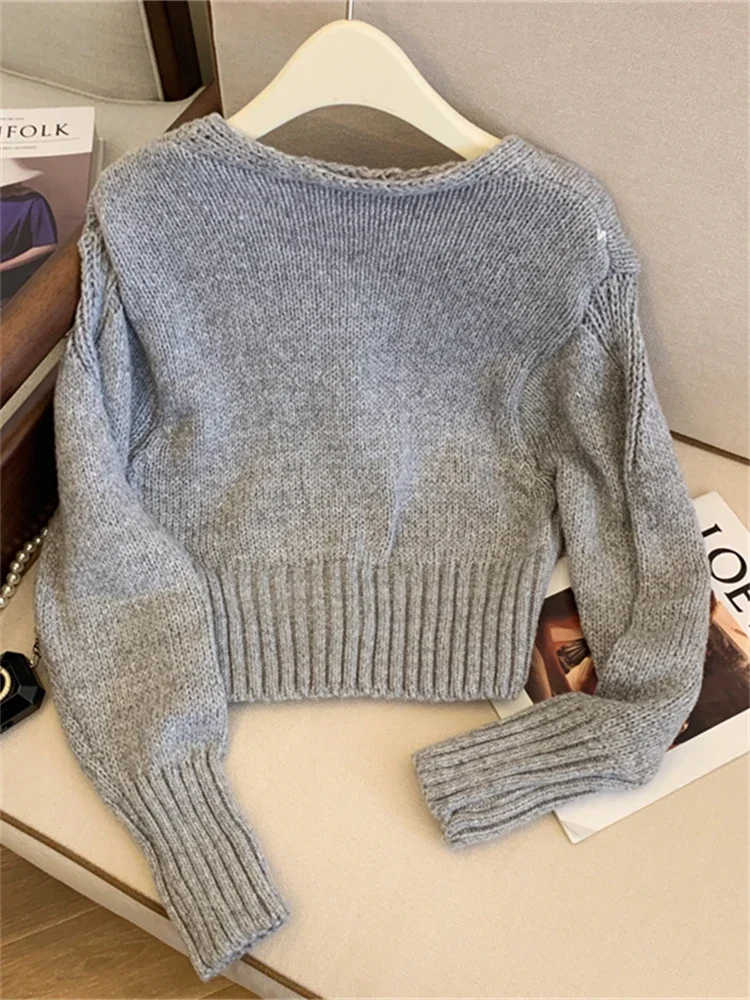 Women Sweater Womens Winter Sweaters Cardigan Traf Female Knitting Overszie Long Sleeve Loose Knitted Outerwear Ropa De Mujer