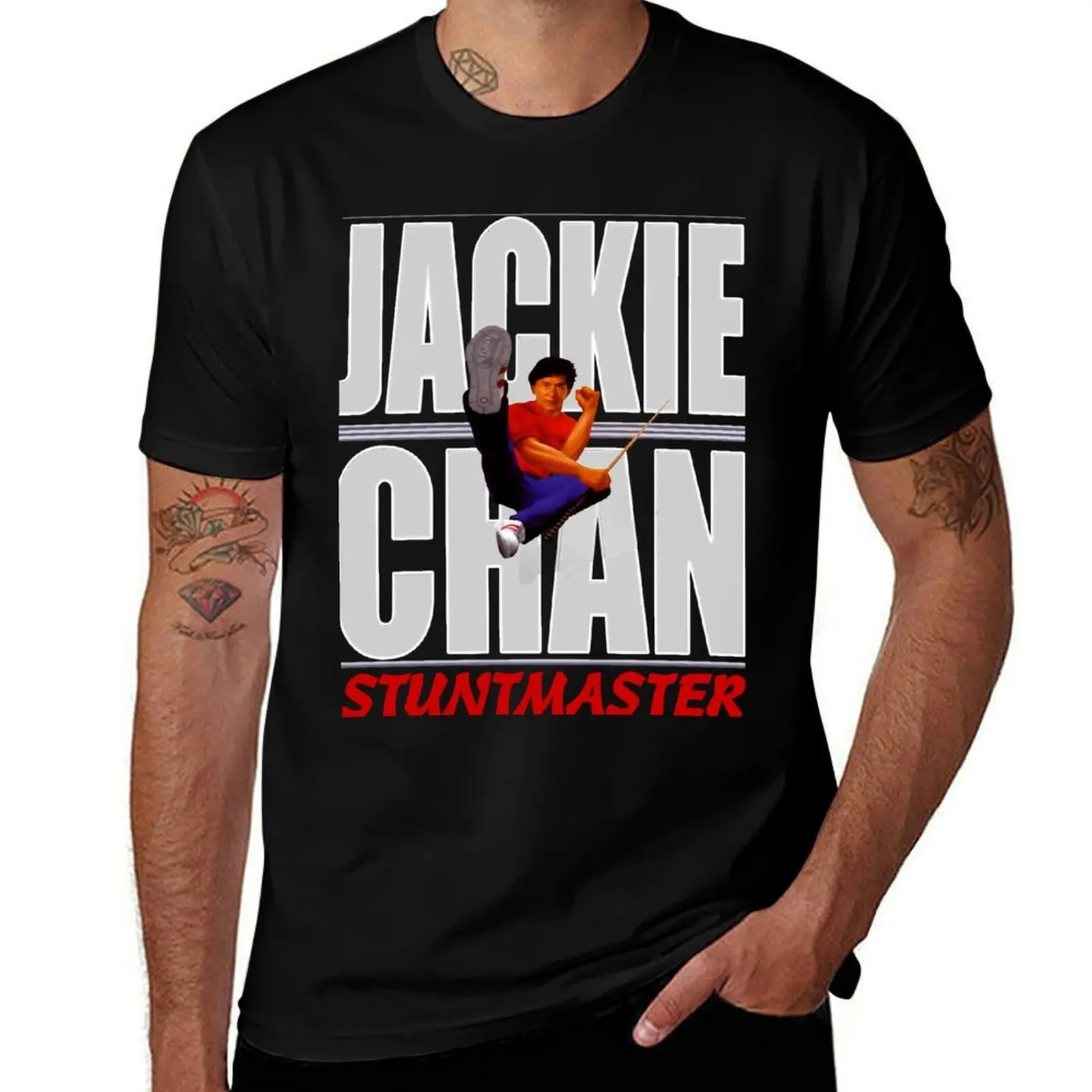 Jackie Chan Stuntmaster T-Shirt Thanksgiving Casual Tee T-Shirt