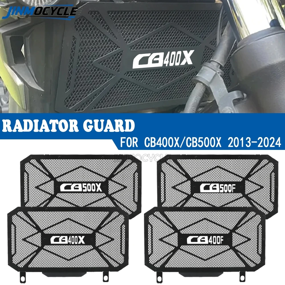

JINMOCYCLE Radiator Guard For Honda NX400 NX500 2025 2026 2027 CB500 Hornet CB400X CB500X 13-24 Radiator Grille Guard Protector
