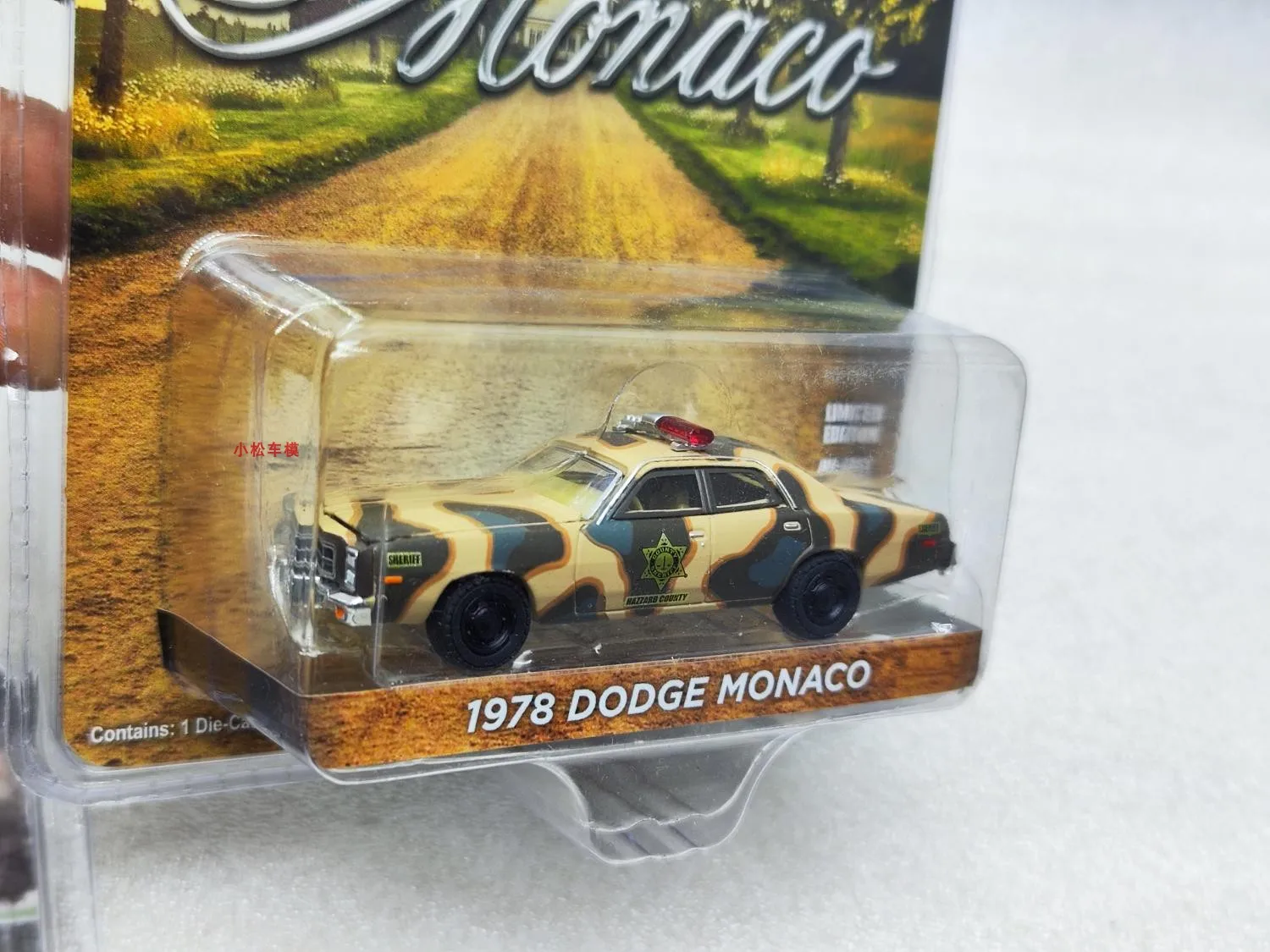 1:64 1978 Dodge Monaco Hazard Countyปลอมตัวนายอําเภอ30326ขั้นสูงรถโมเดลของสะสม