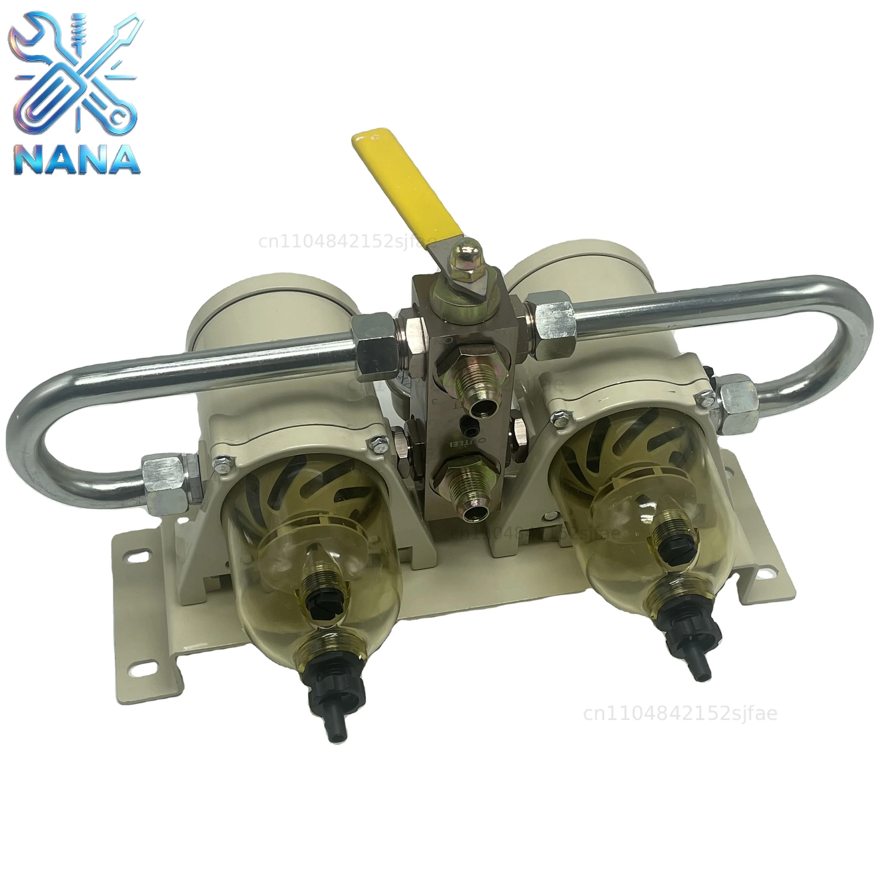 Hot Sale Diesel Marine Boat Double Fuel Filter 500FH Fuel Water Separator Assembly 500FG Fuel Filter