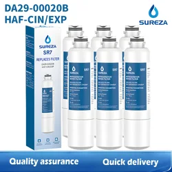 DA29-00020B Replacement for Samsung Refrigerator Water Filter DA29 00020B DA29-00020A/B HAF-CIN/EXP 46-9101 RF4267HARS,1-6Pcs