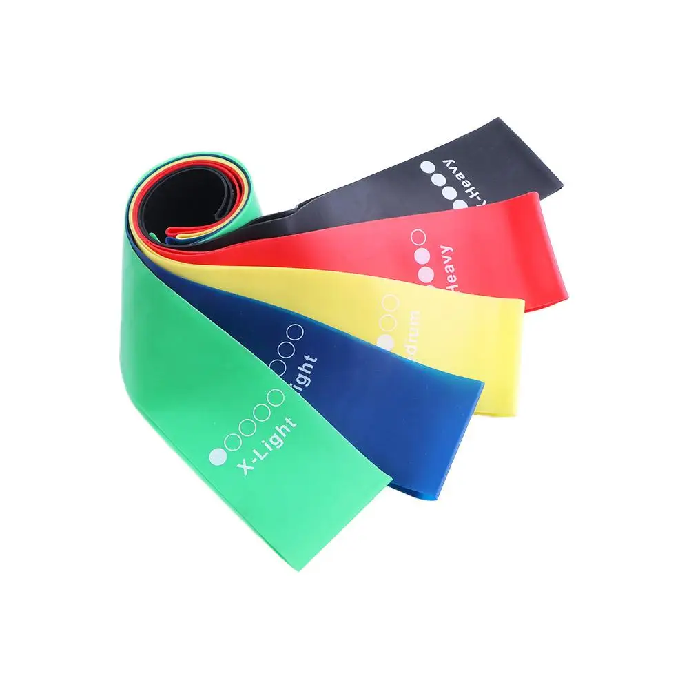 

Workout Equipment Bodybuilding Training Sports Equipment Yoga Bands Rubber Fitness Band Rubber Pull Rope Resistance Bands
