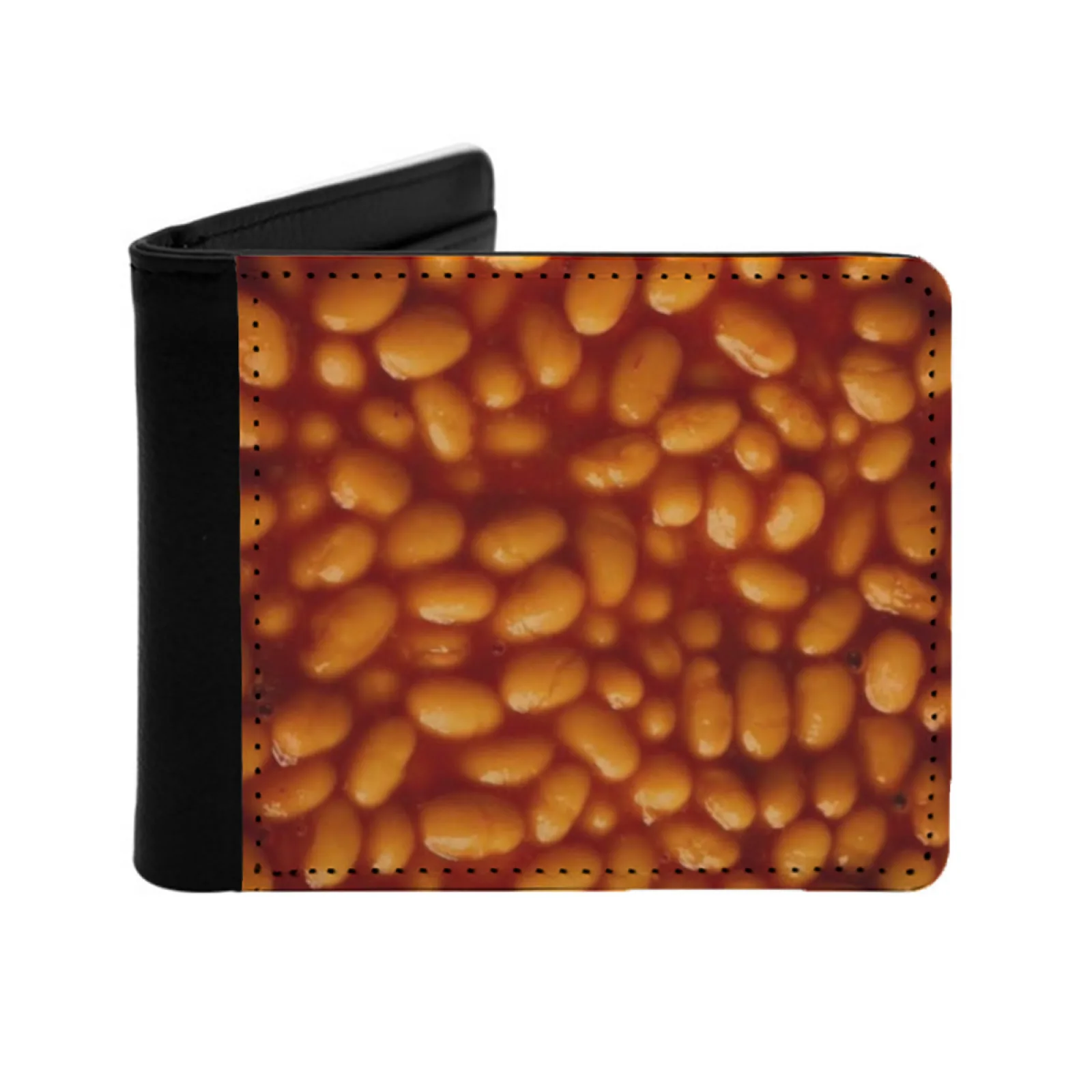 Baked Beans New Print Wallet Short Men Wallets Credit Card Holder Purses Baked Beans Beans Heinz Food Yummy Personalized Print