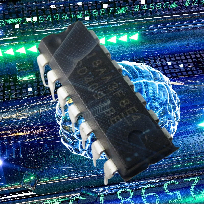(5-10-20-30-100PCS) CD4093 DIP-14 CD4093BE