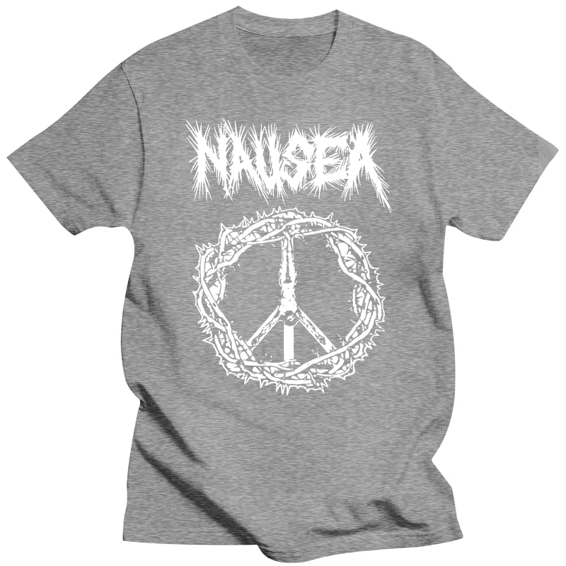 Nausea t shirt crust punk band