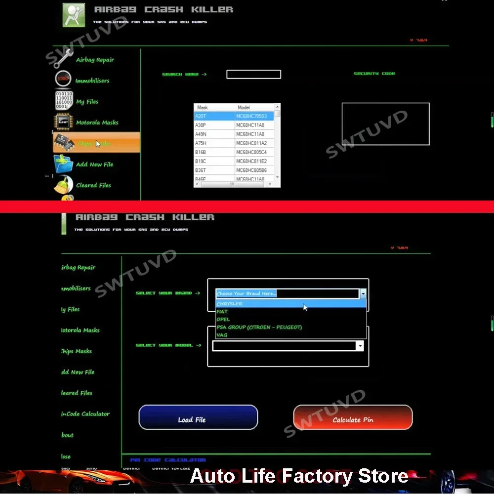 2025 AIR BAG CRASH KILLER 10.9.16 Crash Data ECU Clear Dumps Service Tool Airbag Programs Delete Repair Crash & Data Resetting