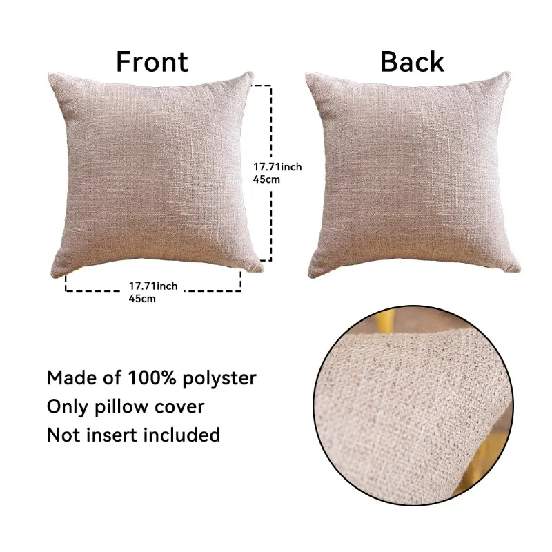1/2Pcs Green Throw Pillow Covers Cotton Linen Sofa Pillow Cover with Tassel Boho Gift Farmhouse Pillowcase Christmas Home Decor