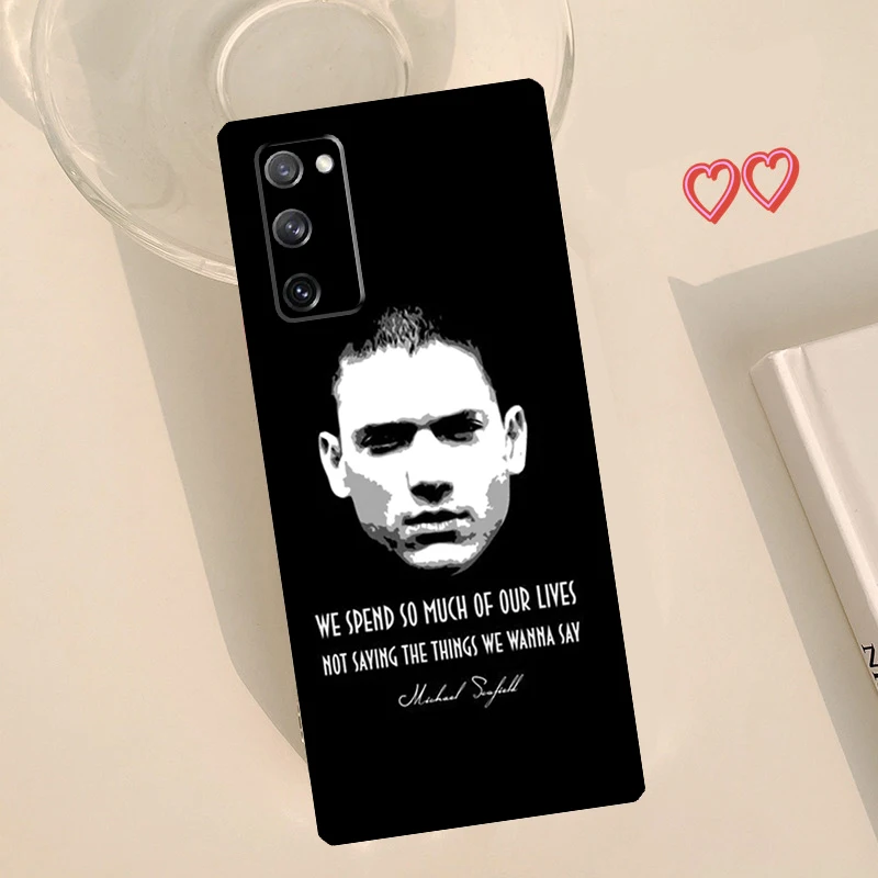 Prison Break Case For Samsung Galaxy S21 S22 Ultra S8 S9 S10 Plus Note 10 Note 20 Ultra S20 FE Cover