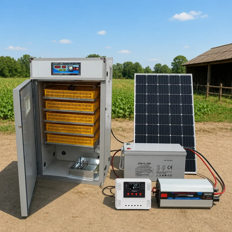 High Productivity 440 Eggs Automatic Egg Solar Hatcher Chicken Egg Incubation Equipment