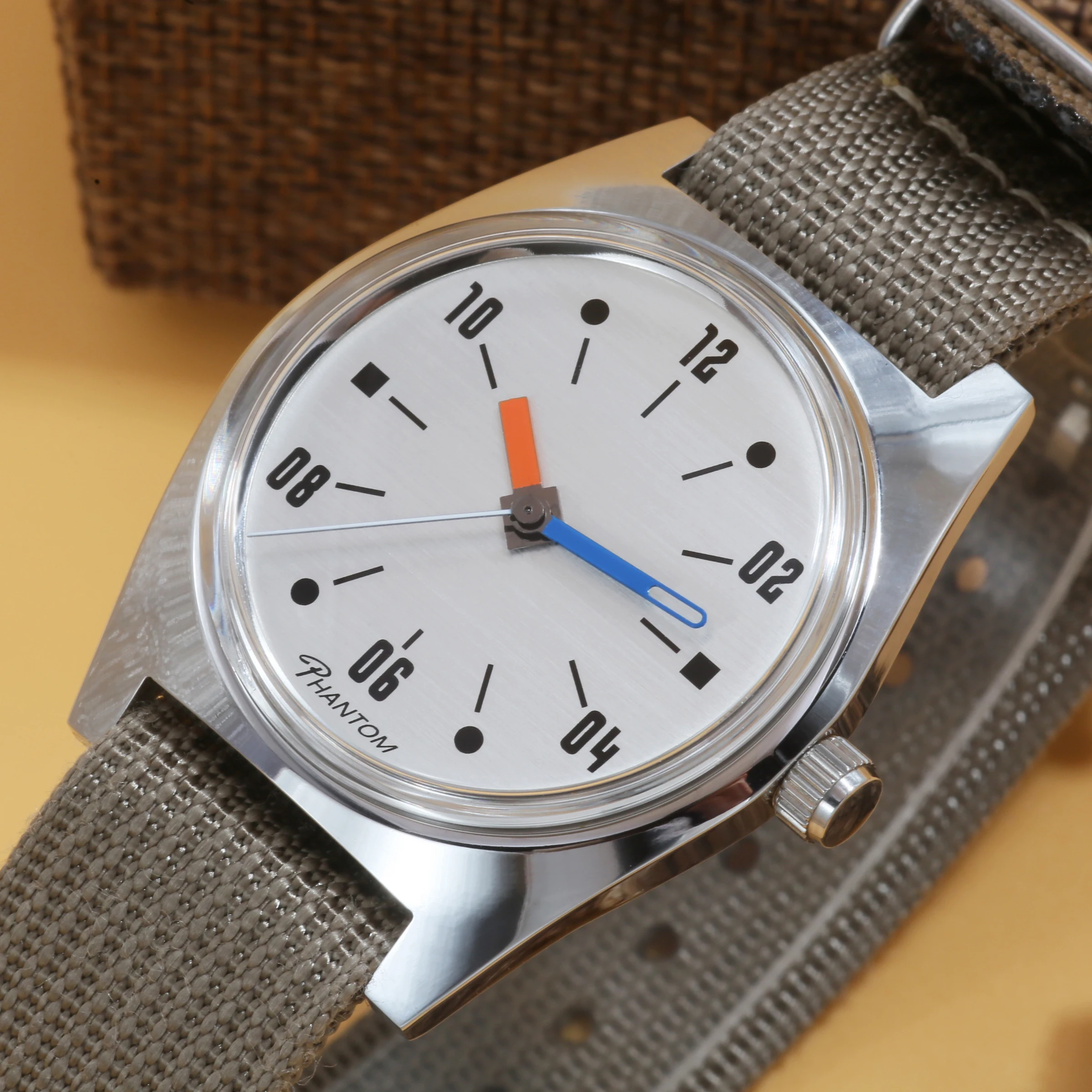 7120 Waterproof Men's Hand-Wind Mechanical Watch Bauhaus Minimalist Wristwatch Wholesale