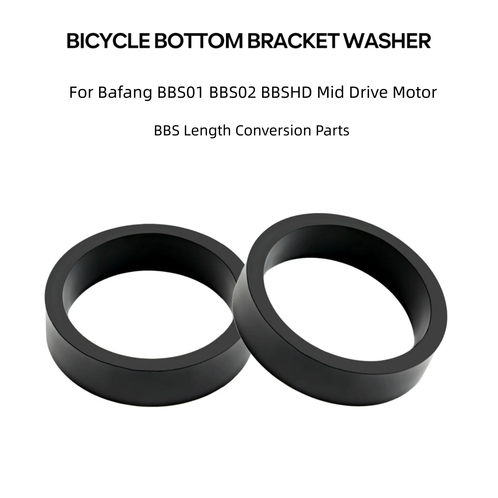 E‑bike Bottom Bracket Spacer Washer Thickness 10mm 35mm Inner for Bafang BBS01 BBS02 BBSHD Mid Drive Motor BBS Length Conversion