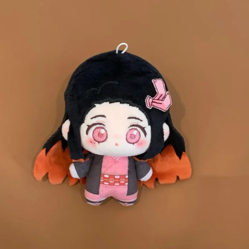 Demon Slayer Cartoon Kamado Kawaii Nezuko Rengoku Kyoujurou 10Cm Plush Filling Ornament Doll Toy Classmate's Birthday Gift