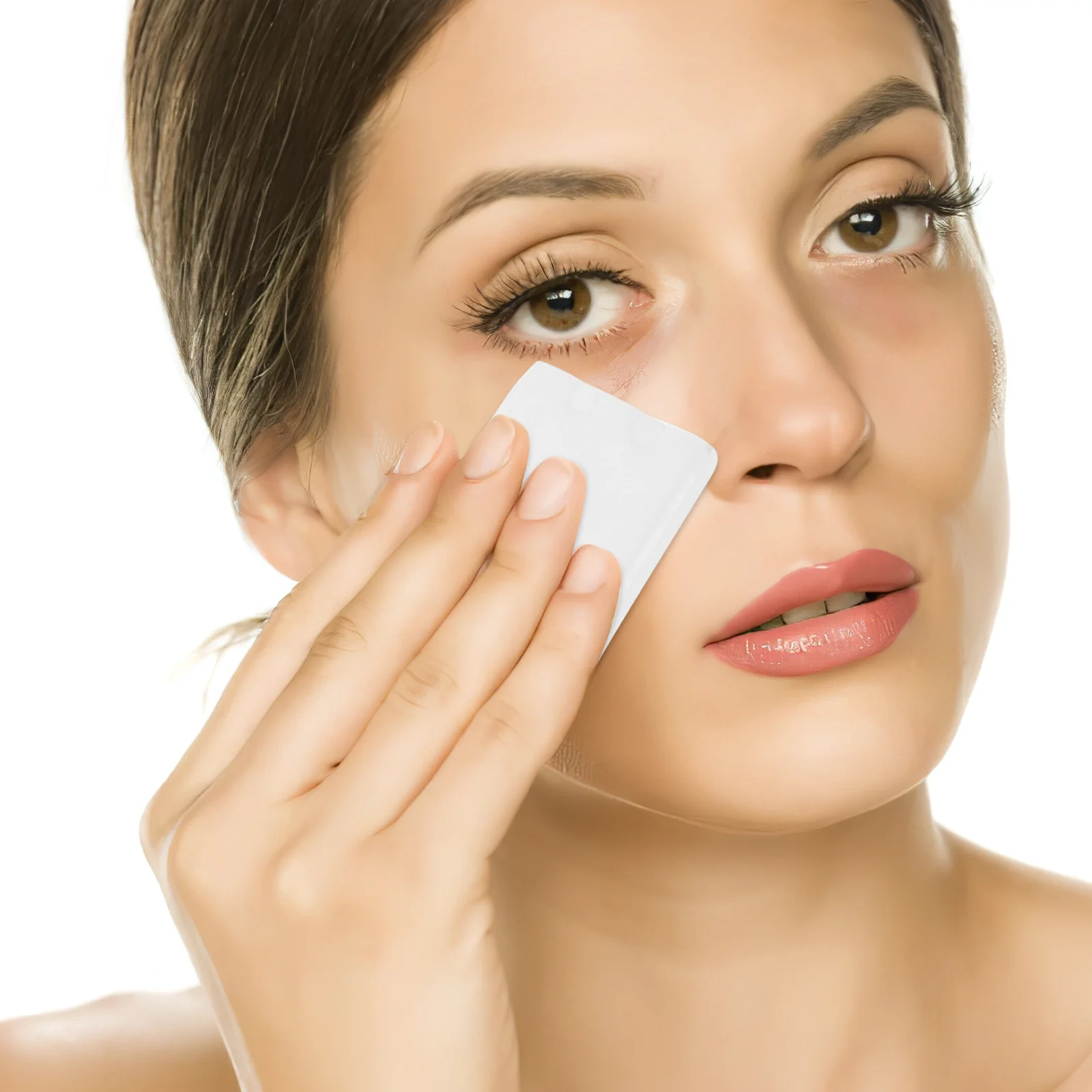 100 قطعة من وسادات القطن سميكة لإزالة المكياج للاستعمال مرة واحدة، وسادة ناعمة من الوبر للسفر للعناية بالبشرة المحمولة #4