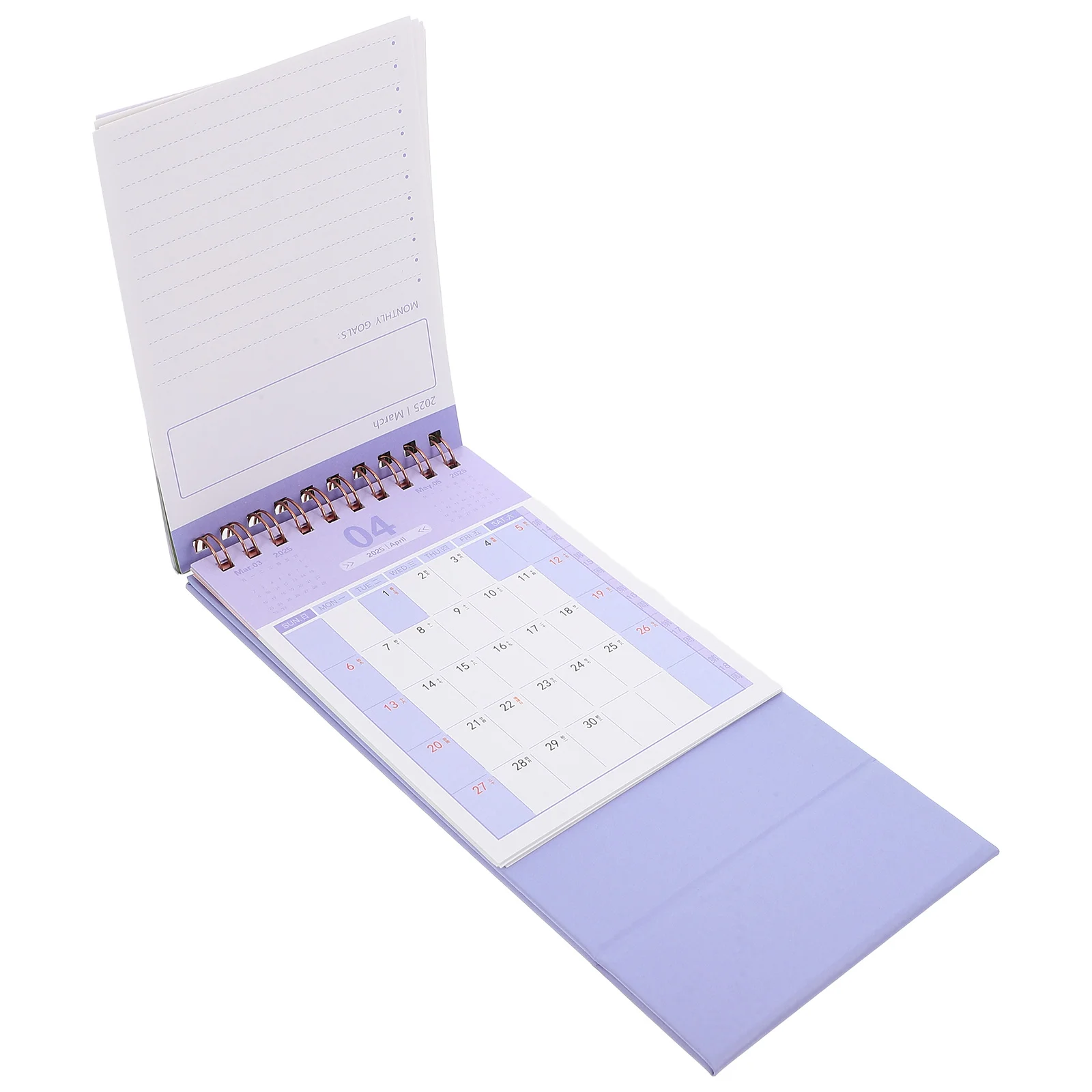 

Standing Flip Paper Desk Calendar 2025 Minimalist Style Decorative Office Monthly Memo Flip Calendar Desk Calendars