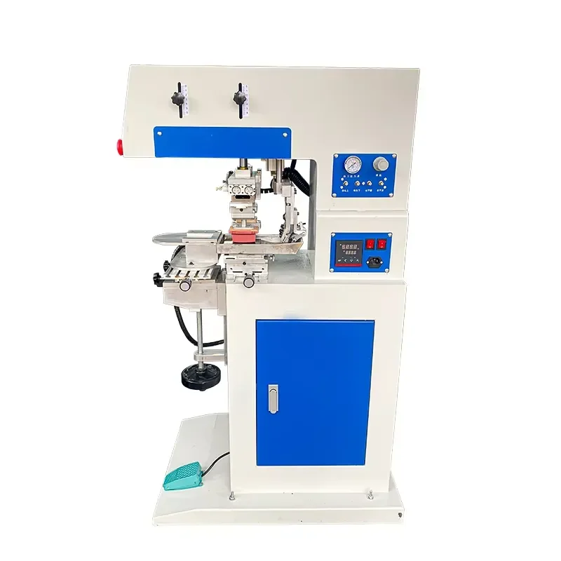 Pneumatic Pad Printing Machine 2 in 1 Leather Embossing Hot Stamping Machine Logo Label Printing Equipment for Shoe Leather
