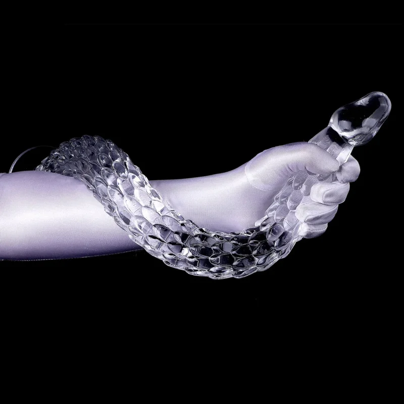 60cm Transparent Dragon Scale Anal Whip Ultra Long And Soft Buttock Plug Anal Plug Depth Insertion Dilator For Adults 18 Sexshop