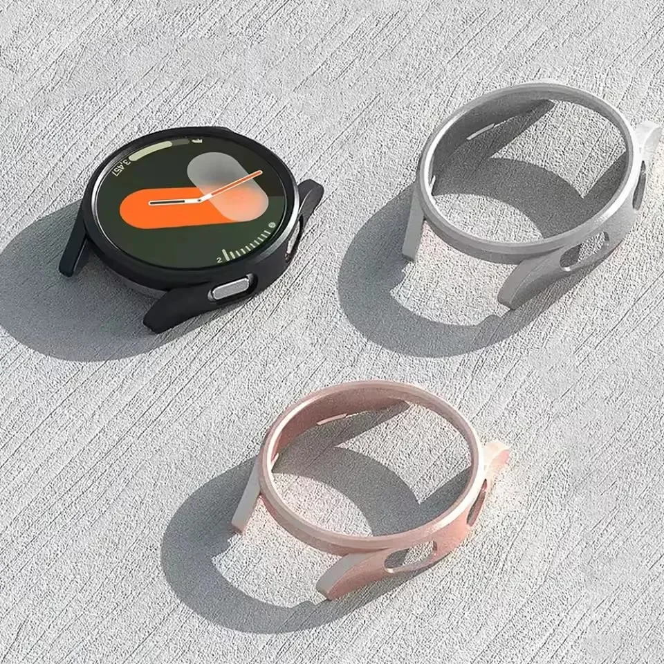 PC-Schutzhülle für Samsung Galaxy Watch 7, 40 mm und 44 mm, Zubehör, Rahmen, schützende, robuste Schutzhülle, Galaxy Watch7, Smartwatch-Hülle. – Detail 2