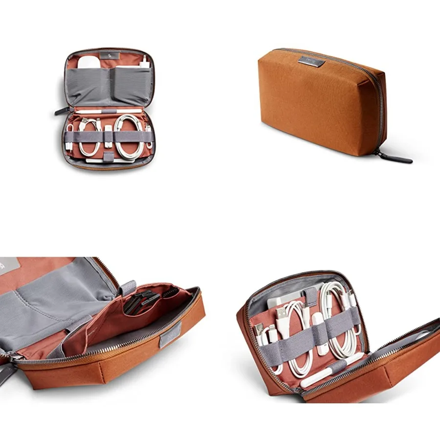 

Tech Kit Tech Accessories Organizer Pouch, Zipper Closure Design, Stores Power Bank, Phone Charger, Cables and More, Internal