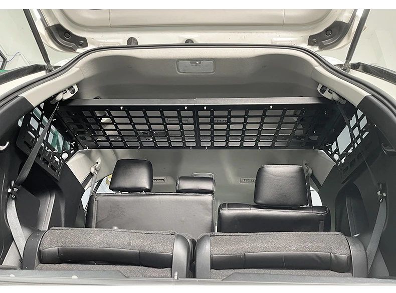 For Toyota Fortuner 2016-2022 Modular Storage Panel Shelf Modification Storage Panel Rear Trunk Debris Rack Molle Panel