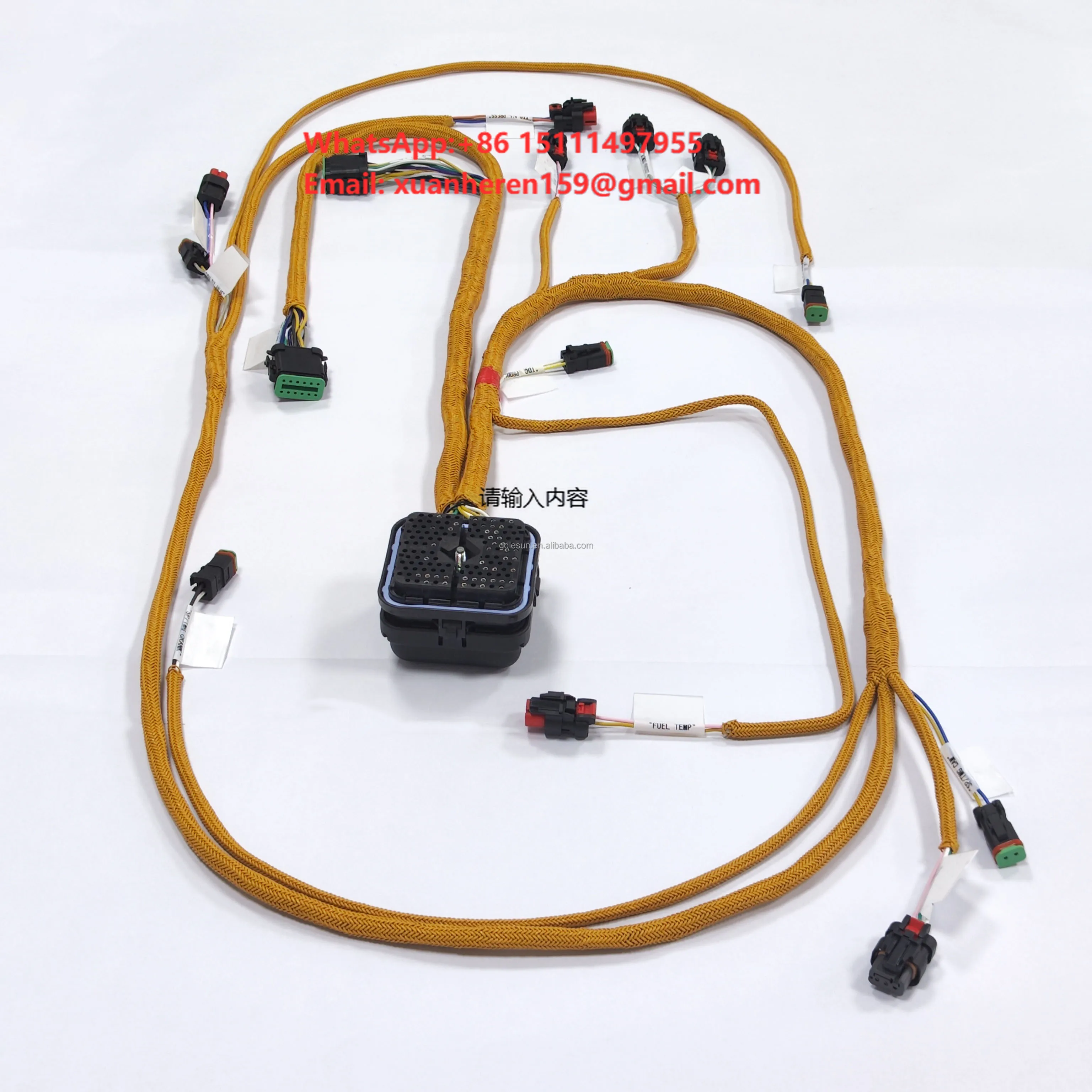 Lesun Diesel Engine Cable Assembly Truck Diesel Engine Wiring Harness for Caterpillar Wire Harness #263-9001