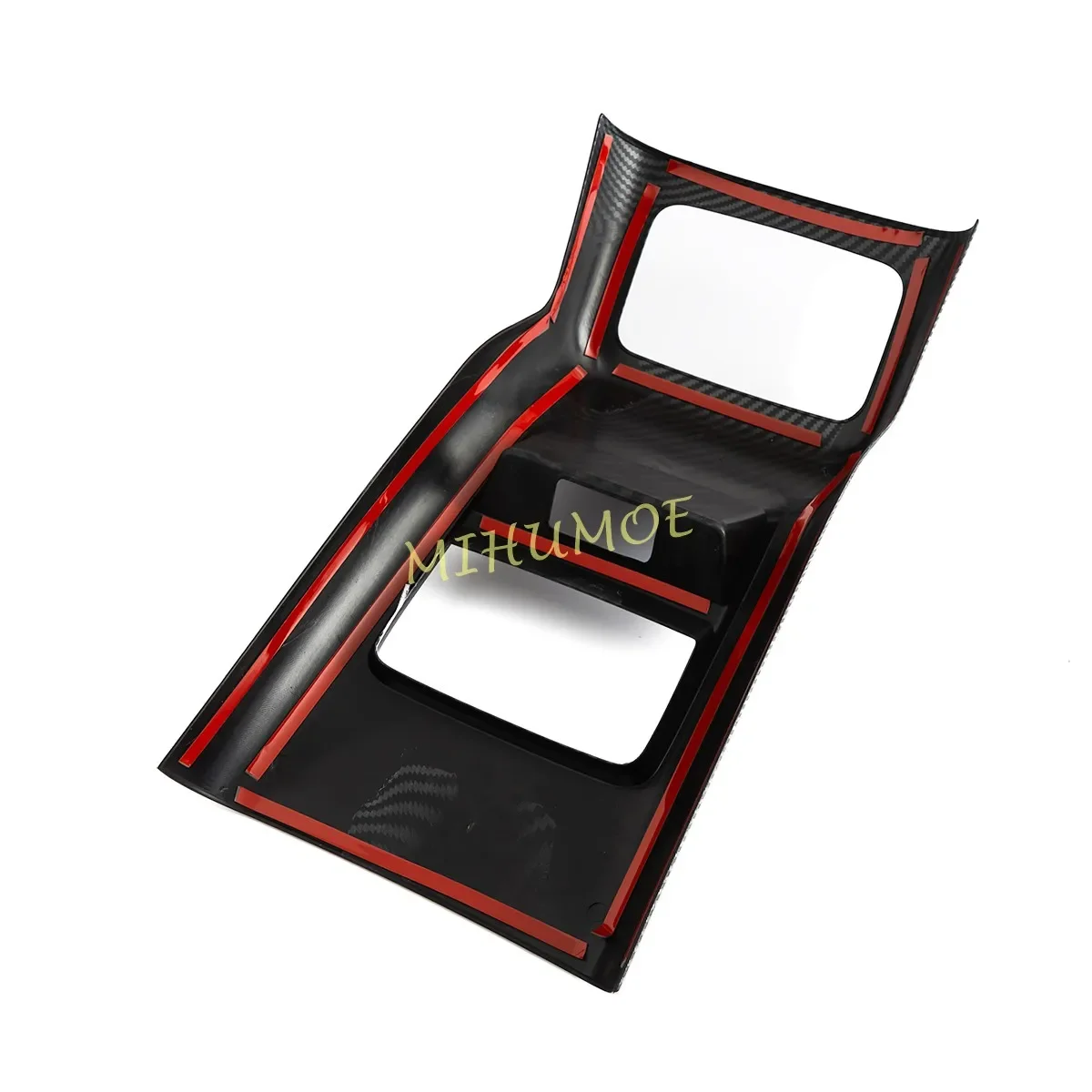 For BYD Seal U Sealion 6 Song Plus 2024 2025 2026 Carbon Fiber Style Car Interior Rear Seat Armrest Air Vent Cover Trims