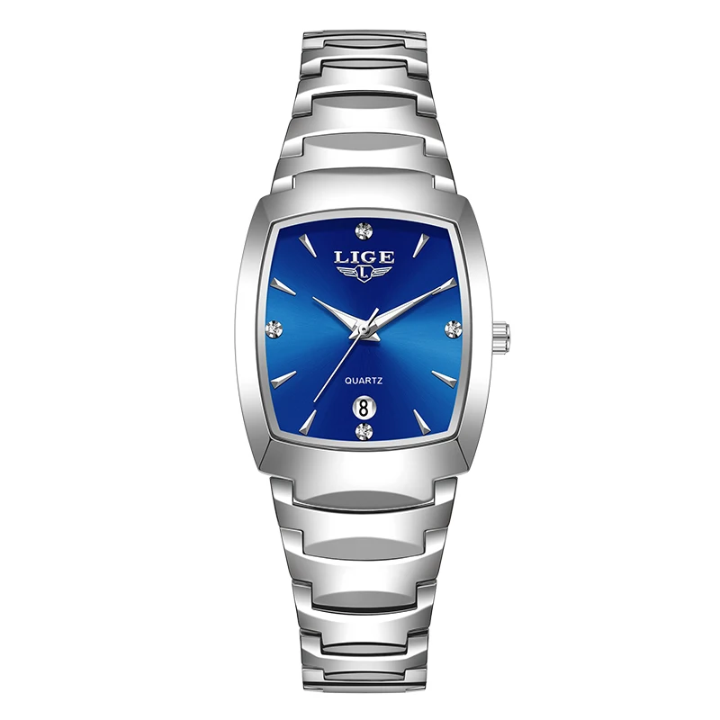 Women's Elegant Square Dial Waterproof Quartz Watch