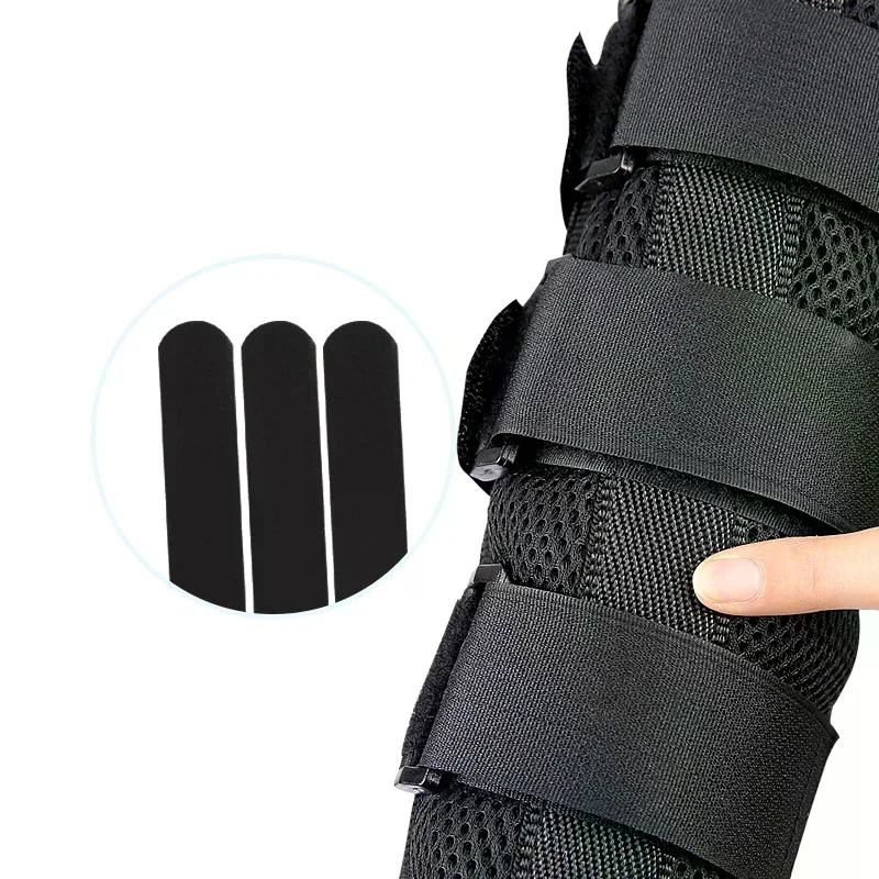Attelle fixe pour bras de membre supérieur, attelle d'absorption de la sueur, coude, plaque en acier, Support stable, équipement d'entraînement, protecteur