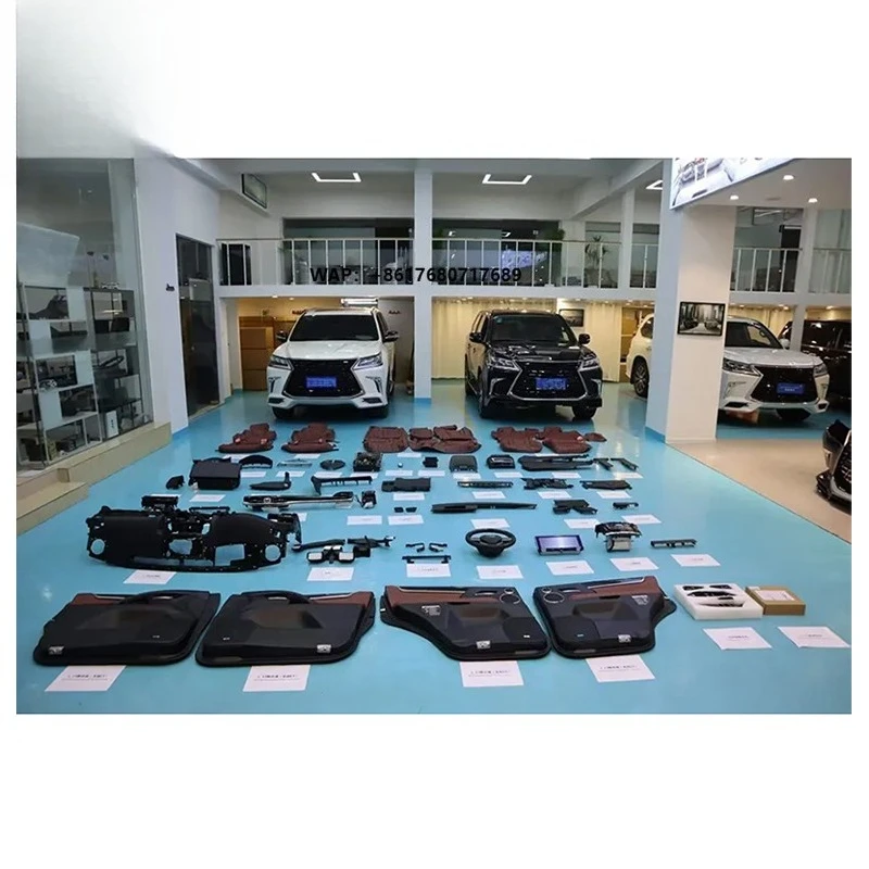 CZJF High Quality Auto Parts Interior Modification Kit Old to New for LX570 2008-2015 Upgrade to 2021