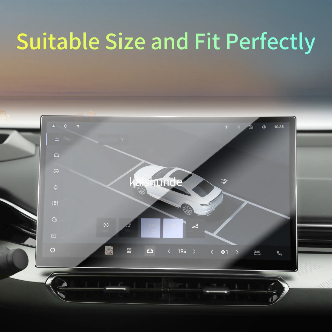 Car Stickers Meters Protector For 26 Geely Preface Tempered Glass Protective Film Display Navigation Vehicle
