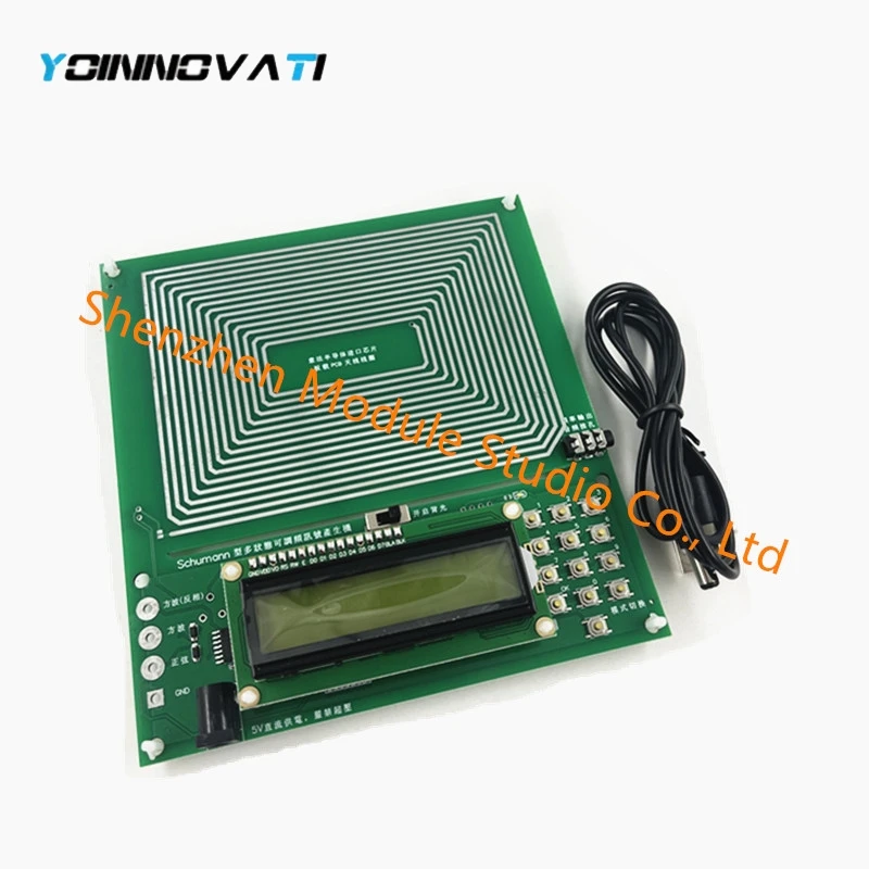 0.01Hz~30000Hz Adjustable Schumann Sine Wave Resonance Generator Ultra-Low Frequency Pulse Generator Audio Resonator USB