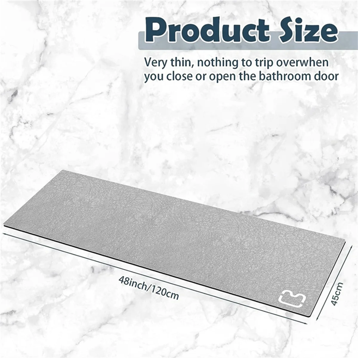 Diatomaceous Earth Bath Mat Bathroom Runner Mat Rugs Long Diatomite Stone Bath Mat Absorbent Diatomaceous Earth Bath Mat Shower