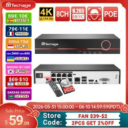 กล้องวิดีโอ CCTV ระบบรักษาความปลอดภัยสองทาง NVR 8MP 5MP แบบ POE-PoE NVR สำหรับ16CH 8CH H.265