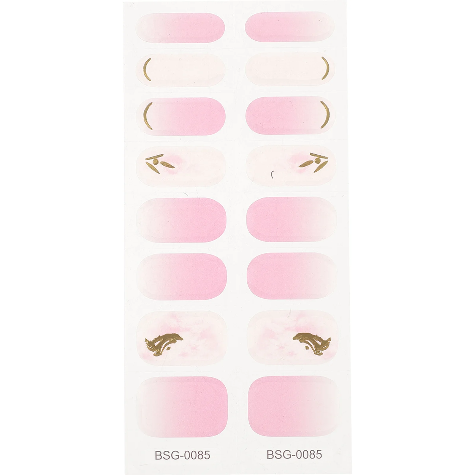 1 set adesivo per unghie semi curato adesivi per unghie in gel manicure unghie fai da te casa salone strisce di gel strisce adesivo