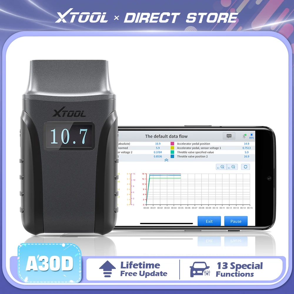 XTOOL Anyscan A30 A30D A30M OBD2 Car Diagnostic Tools With Andriods/IOS Car Code Reads For ISUZU For TOYOTA For KIA