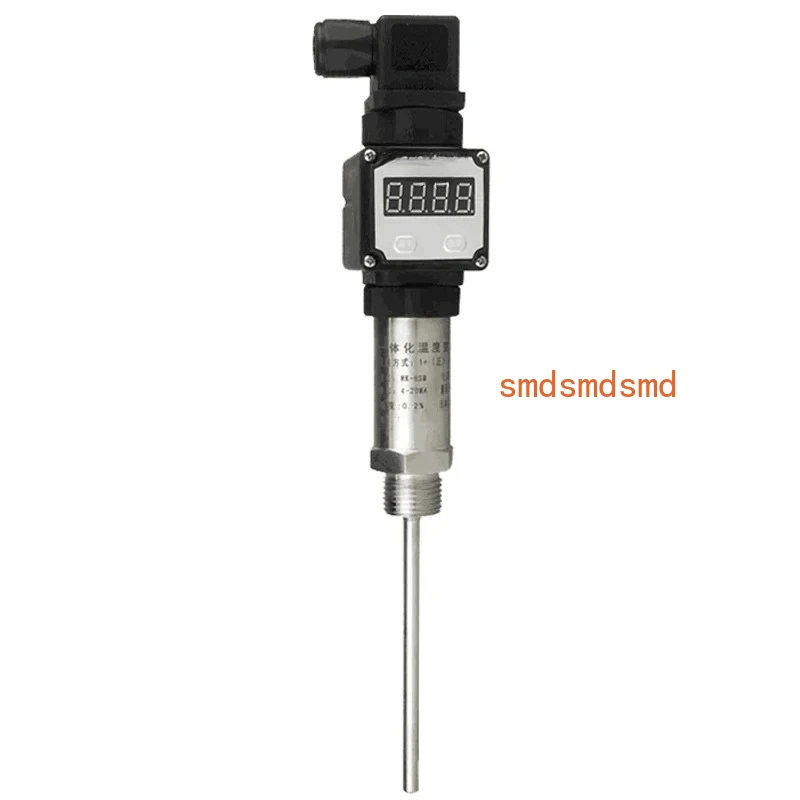 Pt100 0-500C  Sensor DC 24V LED Transmitter 4-20mA to 0-10V to RS485 Hirschmann Temperature Transducer
