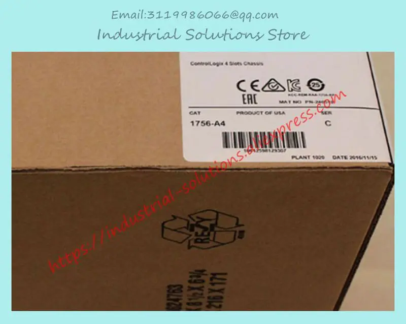 

New 1756-A4 Industrial Control PLC Module 1756A4