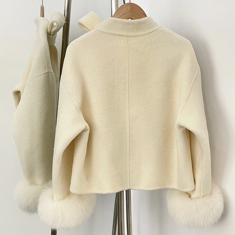 Woolen Coat Woman Winter Clothes Woman Luxury Trench Coat Fashion Winter Woman 2025 Luxury New in Coats & Jackets Fur Coat Woman