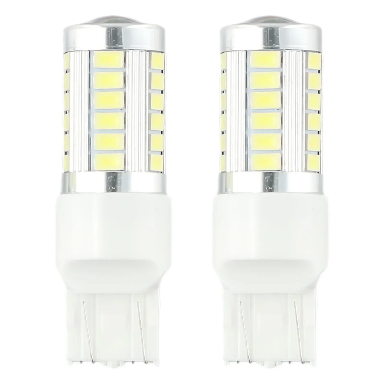 Accessoires latéraux LED, double remplissage, facile à installer, haute qualité, ampoules blanches, 7443, 5630, 33SMD, 800LM, 2 pièces
