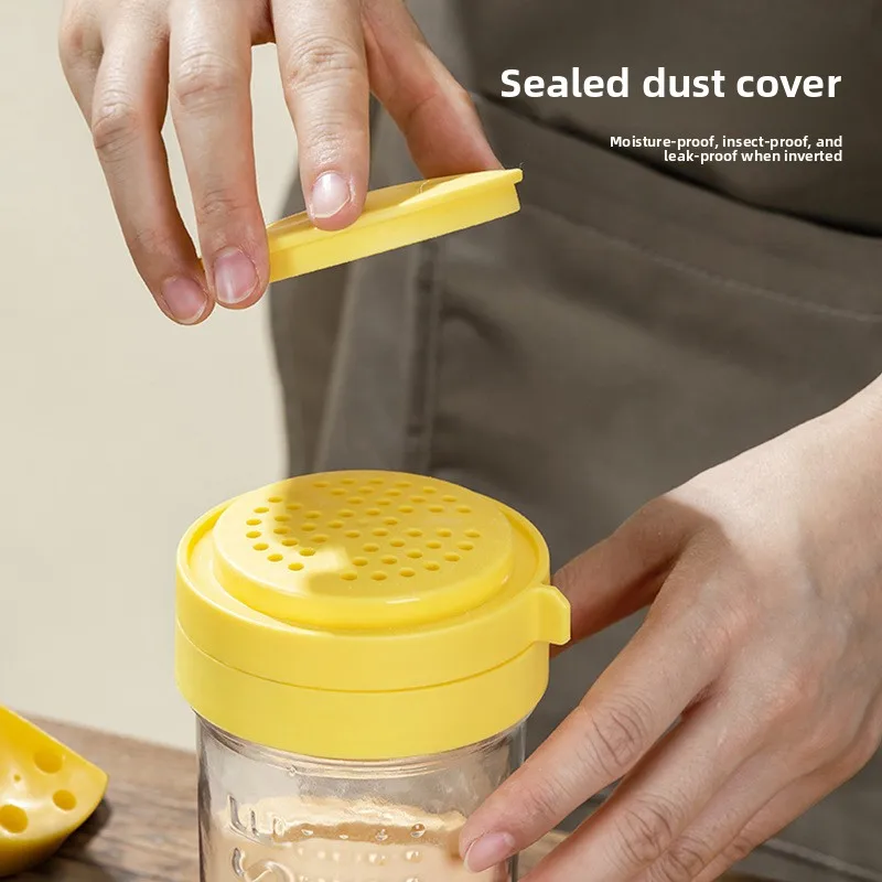Sealed Covered Barbecue Seasoning Jar Chili Powder Cumin Powder Sprinkling Bottle Pepper Powder Seasoning Bottle Sesame Jar New