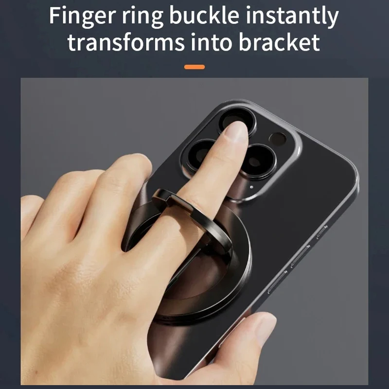 Penyangga Ponsel Magnetik Dua Sisi MagSafe Baru, Dudukan Lipat Portabel, Aksesori Pegangan, Penopang untuk iPhone16