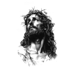 The compassionate God Jesus Waterproof Temporary tattoos Men Beautiful Fake Tattoo Body Tattoo Stickers Art Henna Tatoo sleeve