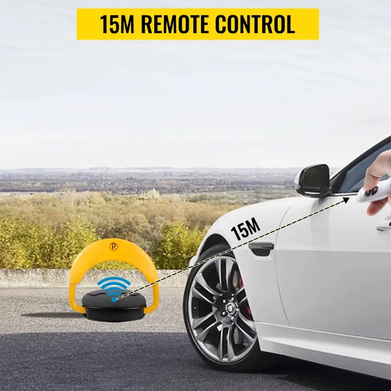 IP66 Automatic Parking Lock with Remote Control Auto Induction Alarm Waterproof Private Car Latch Carport Driveway Space Guard