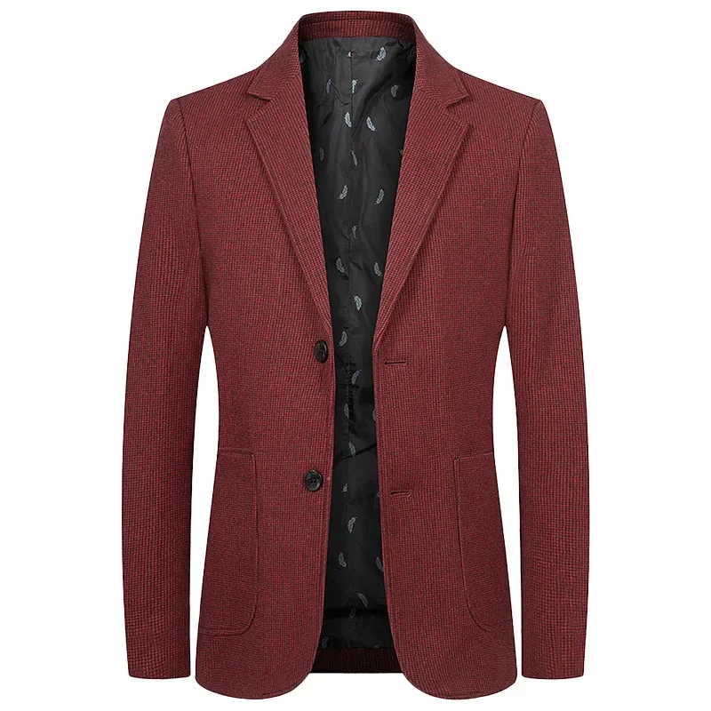 Blazers de negócios slim fit masculino, jaquetas casuais, casacos masculinos, roupas de alta qualidade, 4XL, novo para primavera