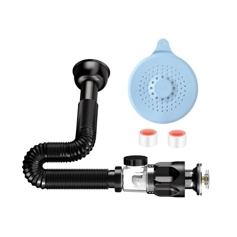 Washbasin Sink Drain Plumbing Universals Flexible Sink Sewer Pipe Sink Strainer