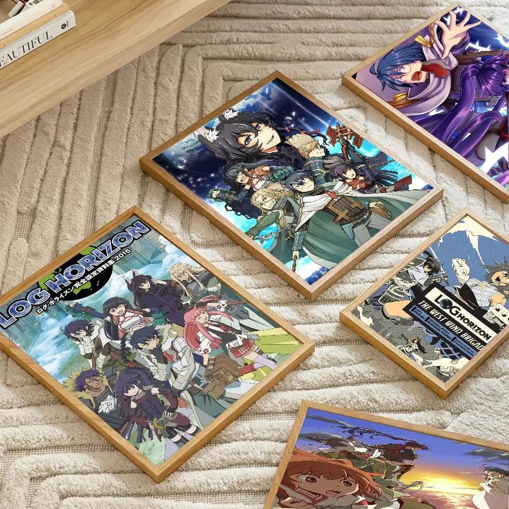 Anime Log H-Horizon Poster Art Sticky Wall Waterproof Home Living Room Bedroom Bar Aesthetic Decoration